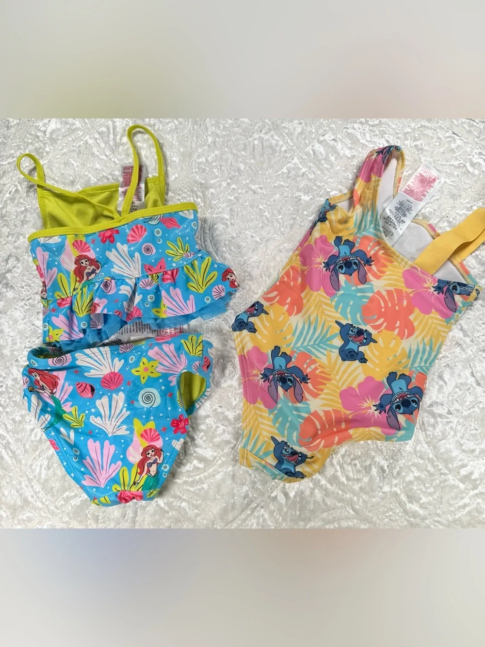Disney  Little Mermaid Tankini and Stitch Swimsuit
